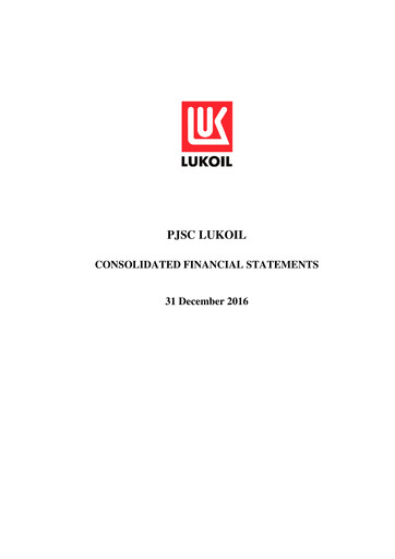 Thumbnail Lukoil Financial Statement 2016