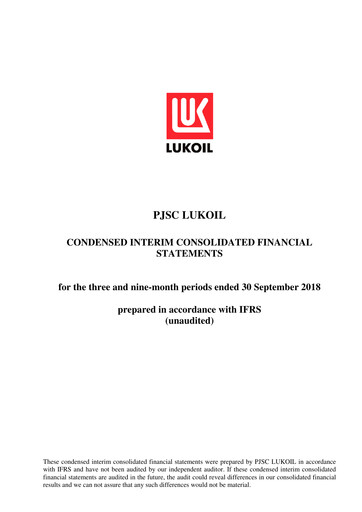Thumbnail Lukoil Financial Statement 2018-9m