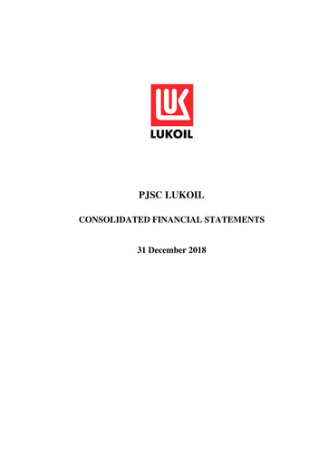 Thumbnail Lukoil Financial Statement 2018