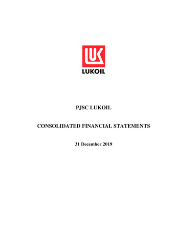 Thumbnail Lukoil Financial Statement 2019