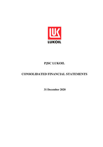 Thumbnail Lukoil Financial Statement 2020