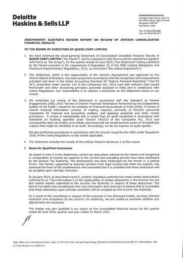 Miniature Quess Rapport trimestriel 2025-q1