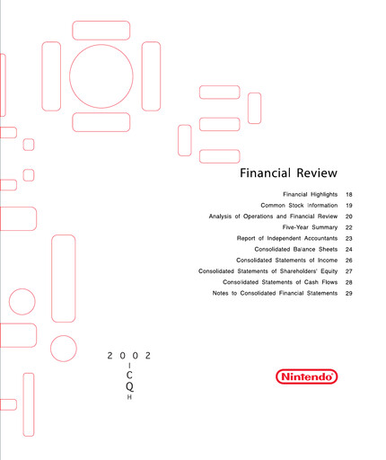 Thumbnail Nintendo
 Financial Statement 2002