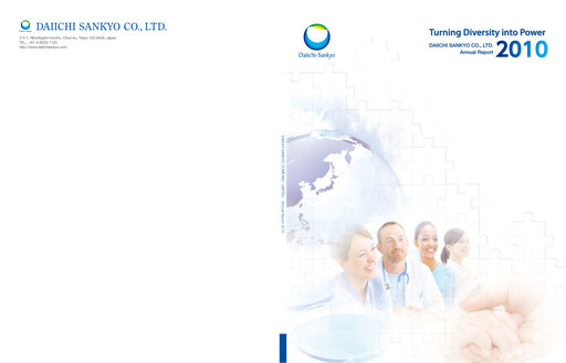 Miniature Daiichi Sankyō Rapport annuel 2010