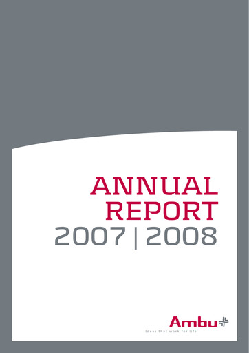 Thumbnail Ambu Annual Report 2007-2008