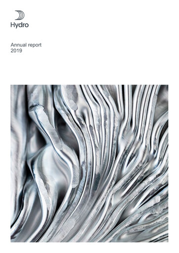 Thumbnail Norsk Hydro
 Annual Report 2019