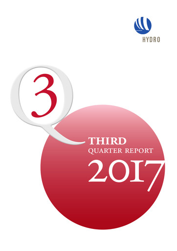 Thumbnail Norsk Hydro
 Quarterly Report 2017-q3
