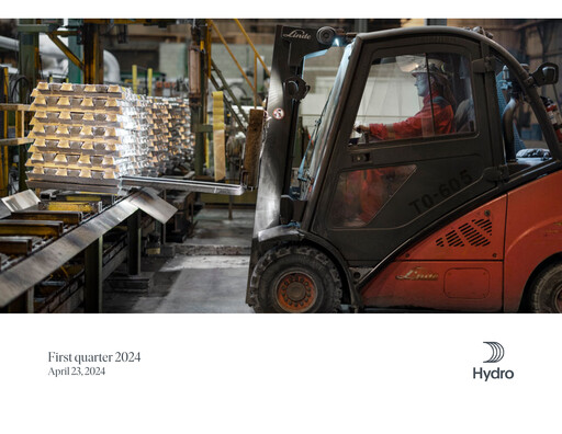 Thumbnail Norsk Hydro
 Quarterly Report 2024-q1