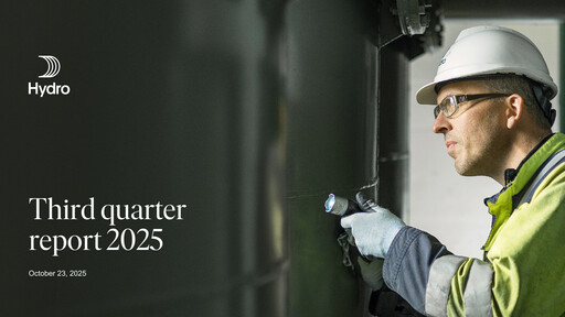 Thumbnail Norsk Hydro
 Quarterly Report 2025-q3