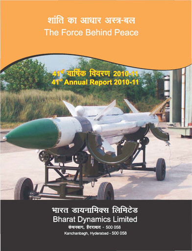 Vorschaubild Bharat Dynamics
 Jahresbericht 2010-2011