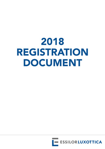 Thumbnail EssilorLuxottica Annual Report 2018