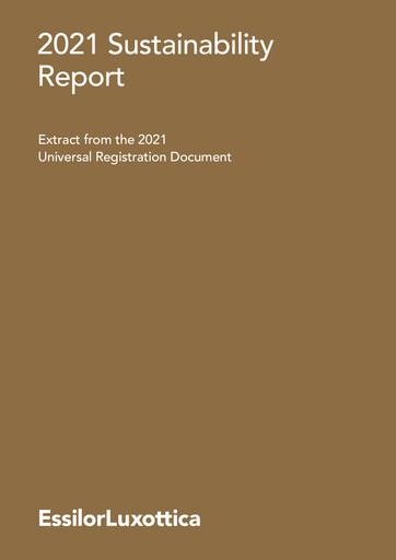 Thumbnail EssilorLuxottica Sustainability Report 2021