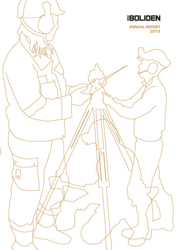 Thumbnail Boliden Annual Report 2013