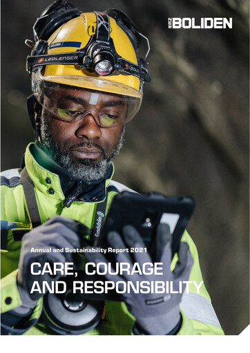 Thumbnail Boliden Annual Report 2021