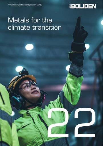 Thumbnail Boliden Annual Report 2022