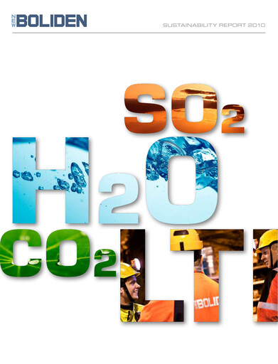 Thumbnail Boliden Sustainability Report 2010