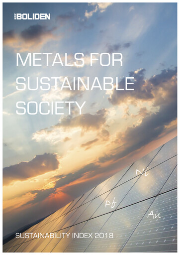 Thumbnail Boliden Sustainability Report 2018