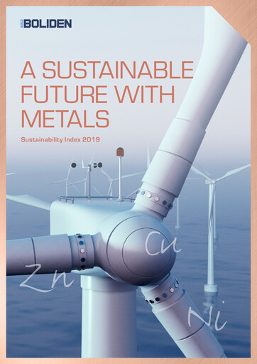 Thumbnail Boliden Sustainability Report 2019