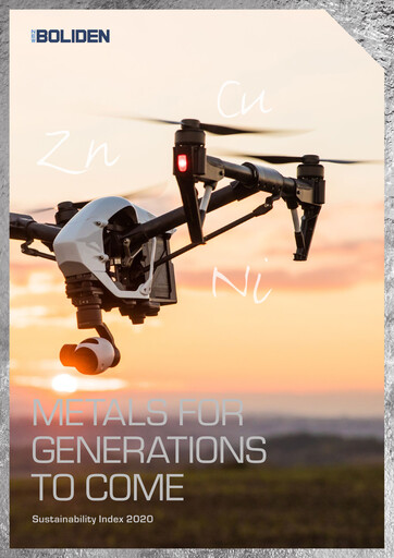 Thumbnail Boliden Sustainability Report 2020