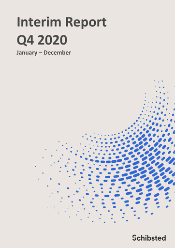 Thumbnail Schibsted Quarterly Report 2020-q4