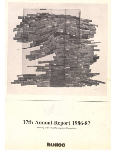 Thumbnail Hudco Annual Report 1986-1987