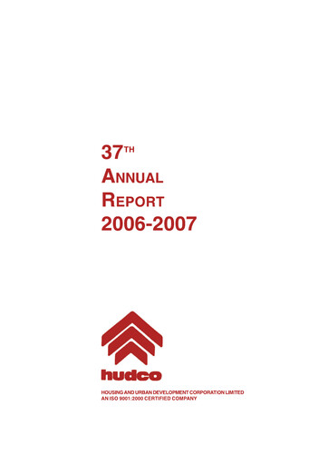 Thumbnail Hudco Annual Report 2006-2007