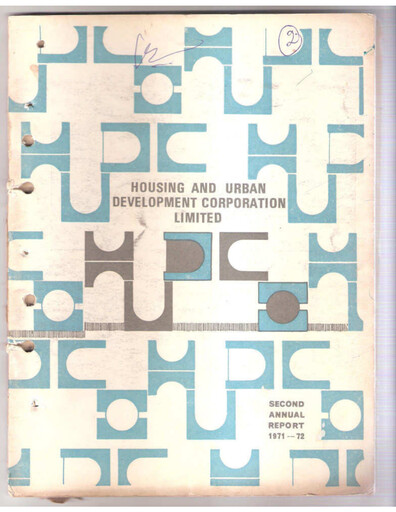 Thumbnail Hudco Annual Report 1971-1972