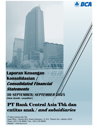 Thumbnail Bank Central Asia
 Financial Statement 2025-9m