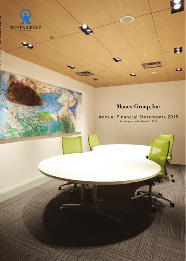 Thumbnail Monex Group Financial Statement fy2015