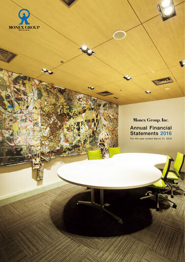 Thumbnail Monex Group Financial Statement fy2016