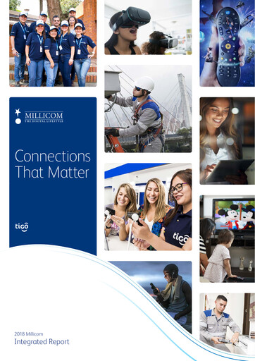 Miniature Millicom Rapport annuel 2018