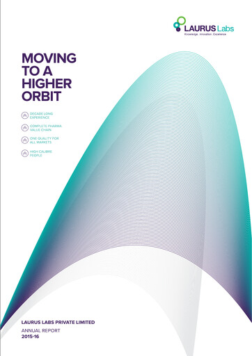 Thumbnail Laurus Labs
 Annual Report 2015-2016
