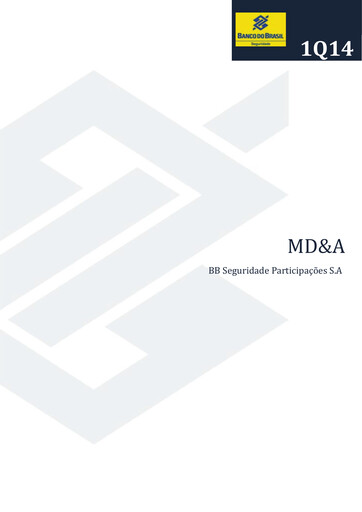 Thumbnail BB Seguridade Participações Quarterly Report 2014-q1