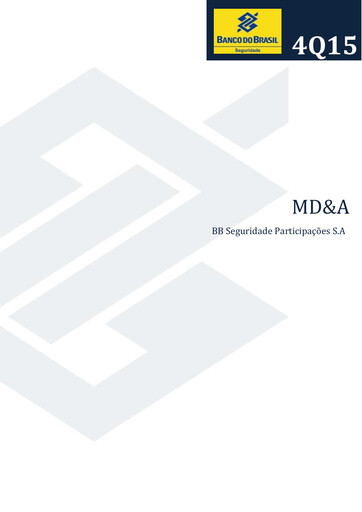 Thumbnail BB Seguridade Participações Quarterly Report 2015-q4