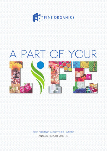 Thumbnail Fine Organics Annual Report 2017-2018