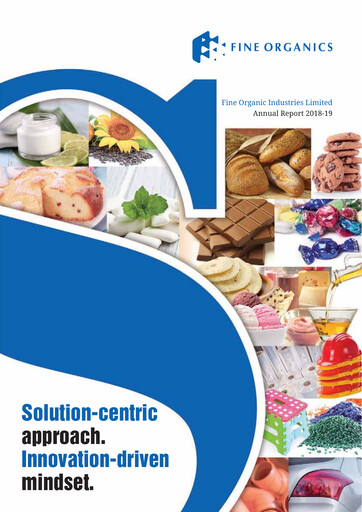 Thumbnail Fine Organics Annual Report 2018-2019