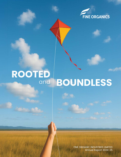 Thumbnail Fine Organics Annual Report 2024-2025