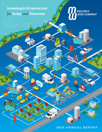 Miniature Middlesex Water Company
 Rapport annuel 2015
