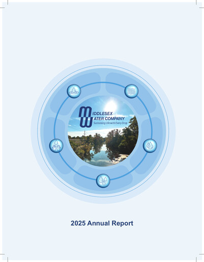 Miniature Middlesex Water Company
 Rapport annuel 2025