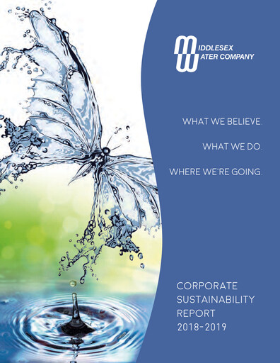 Miniature Middlesex Water Company
 Rapport de durabilité 2018-2019
