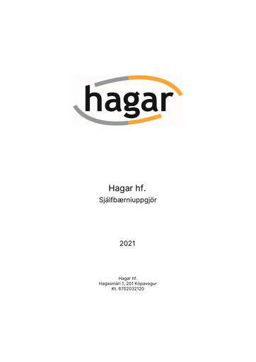 Thumbnail Hagar hf. ESG Report 2021
