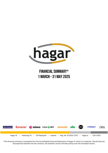 Thumbnail Hagar hf. Quarterly Report 2025-q1
