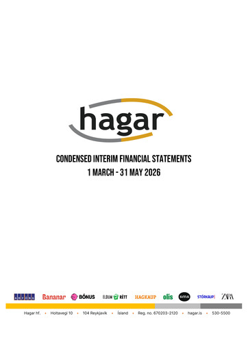 Thumbnail Hagar hf. Quarterly Report 2026-q1