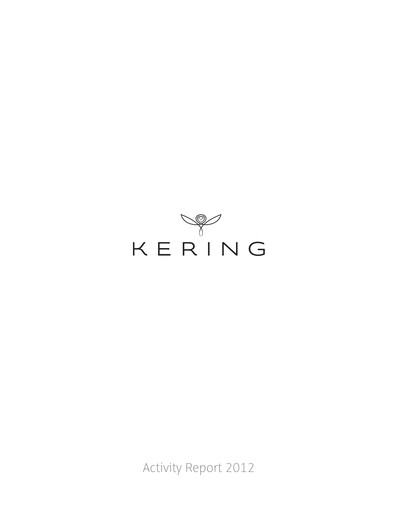 Thumbnail Kering
 Annual Report 2012