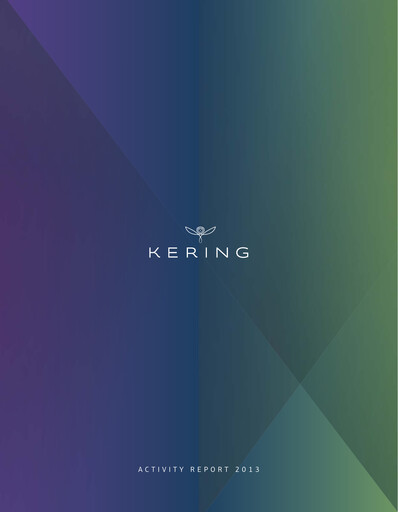 Thumbnail Kering
 Annual Report 2013