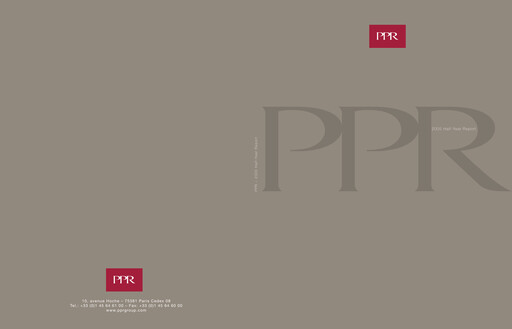 Thumbnail Kering
 Half-year Report 2005-h1