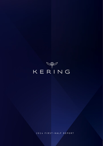 Thumbnail Kering
 Half-year Report 2014-h1