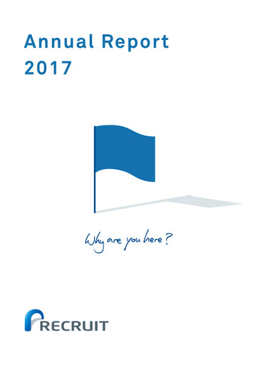 Miniature Recruit Rapport annuel 2017