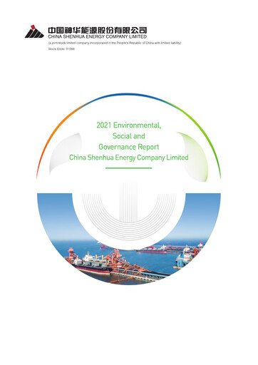 Thumbnail China Shenhua Energy ESG Report 2021