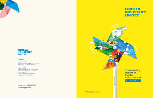 Miniature Finolex Industries Rapport de durabilité 2021-2022